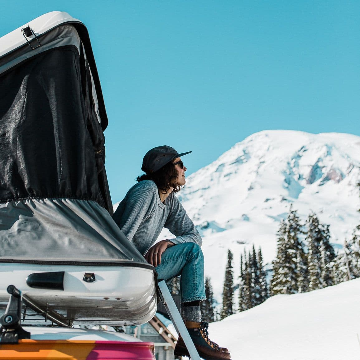 Wintercamping in der Schweiz