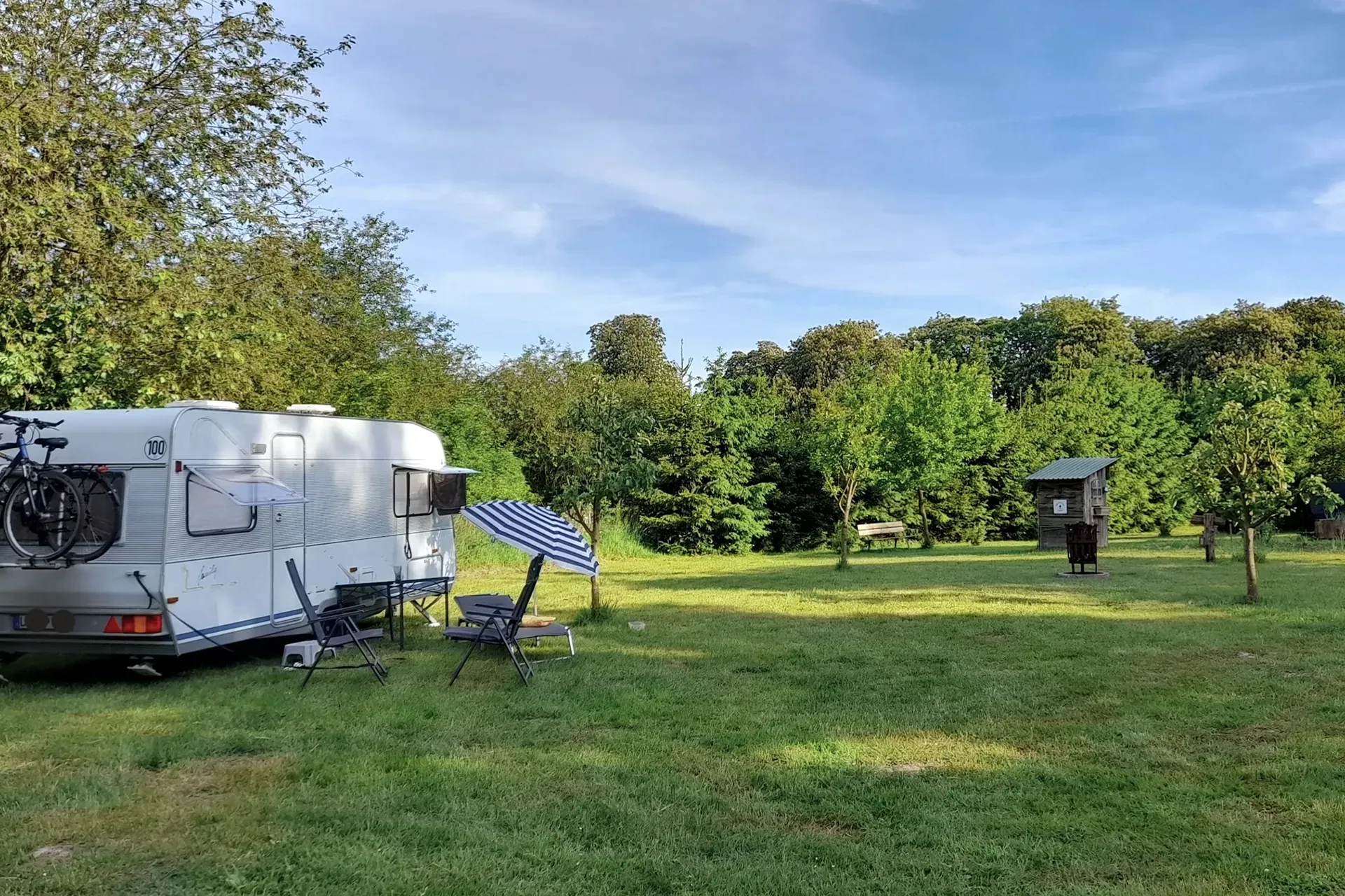Camping an der Mecklenburgischen Seenplatte